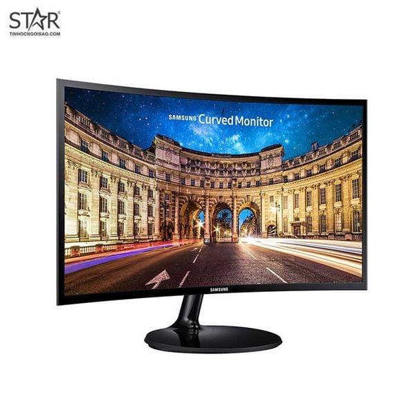 Màn hình Samsung 24 inch LC24F390FHEXXV (23.8 inch|FHD|VA|75Hz|4ms|250nits|HDMI+VGA|Cong). 