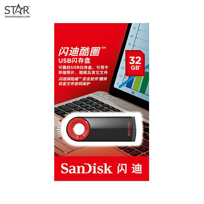 USB 32G Sandisk Z57 2.0 Chính Hãng