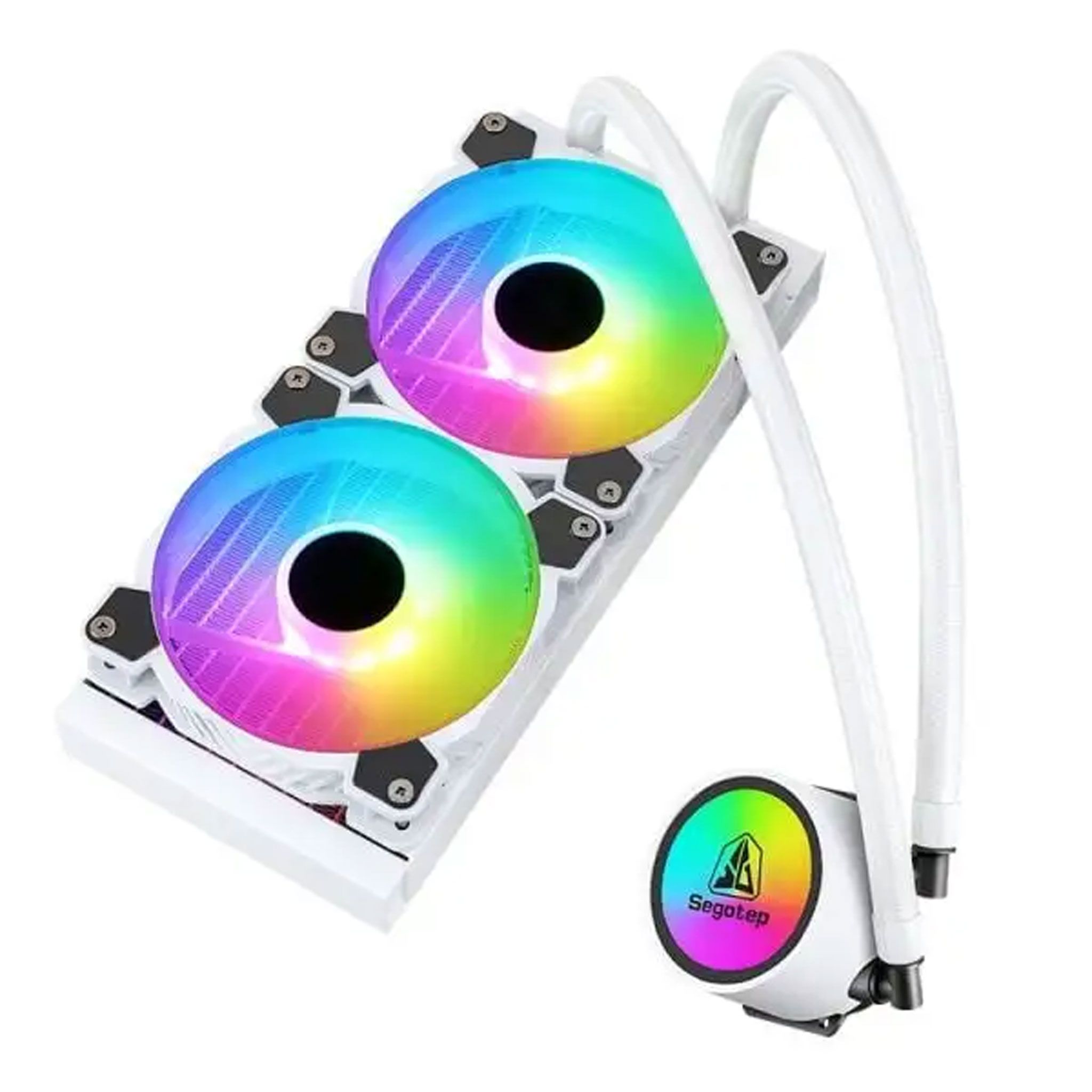 Tản nhiệt nước Segotep Be Iced 240A RGB White (With Controller)