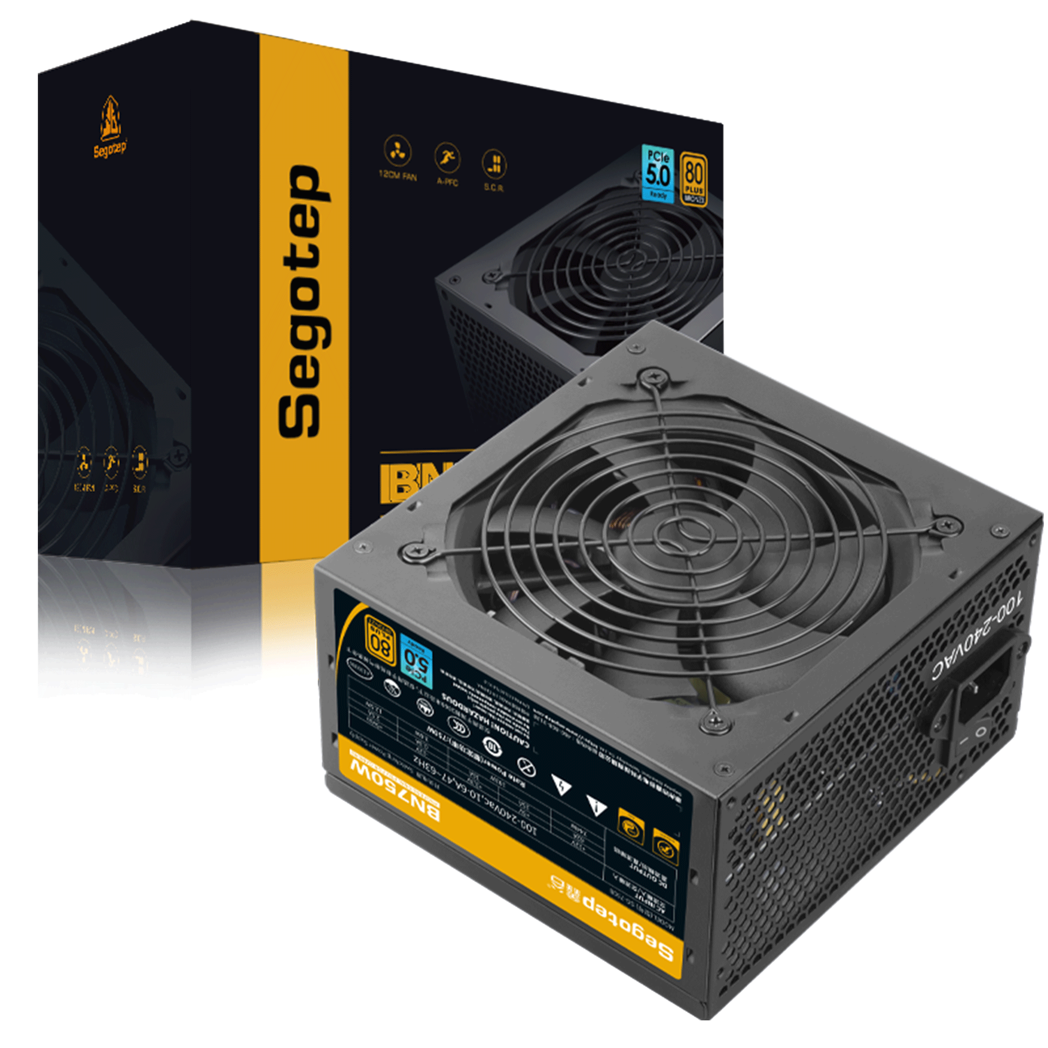 Nguồn PSU Segotep BN750W 80PLUS BRONZE PCIE 5.1
