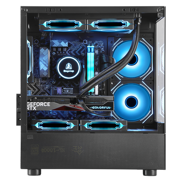  Thùng máy Segotep Endura 240S - Đen | Micro ATX, không fan 