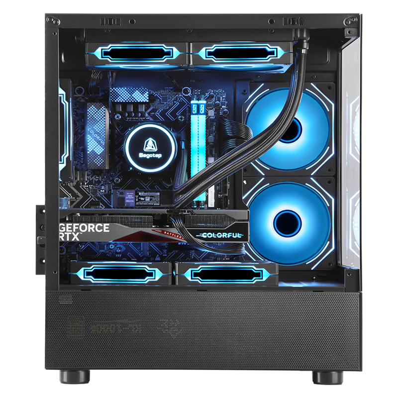 Thùng máy Case Segotep Endura 240S - Đen | M-ATX, không fan