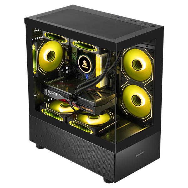  Thùng máy Segotep Endura 240S - Đen | Micro ATX, không fan 