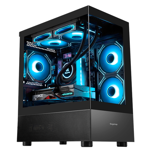  Thùng máy Segotep Endura 240S - Đen | Micro ATX, không fan 
