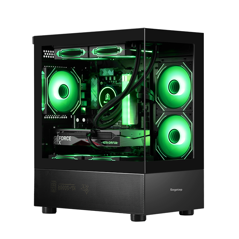 Thùng máy Case Segotep Endura 240S - Đen | M-ATX, không fan