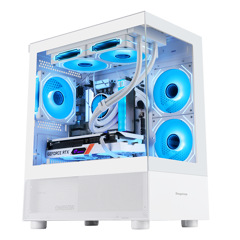 Thùng máy Case Segotep Endura 240S - Trắng | M-ATX, không fan