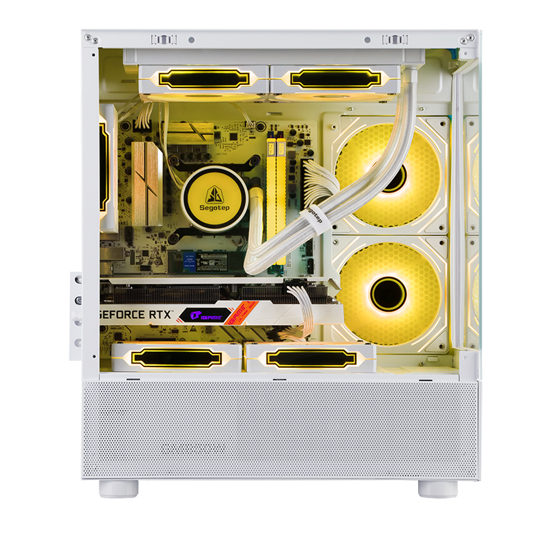 Thùng máy Case Segotep Endura 240S - Trắng | M-ATX, không fan