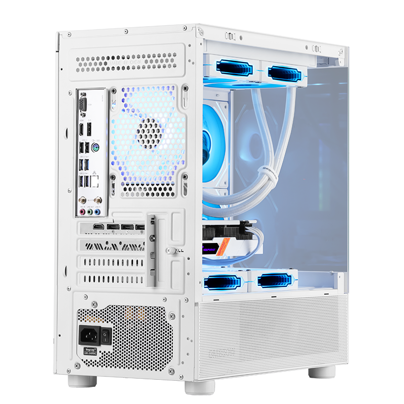 Thùng máy Case Segotep Endura 240S - Trắng | M-ATX, không fan