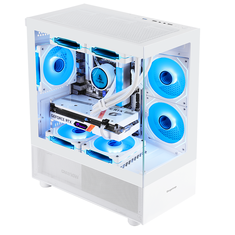 Thùng máy Case Segotep Endura 240S - Trắng | M-ATX, không fan