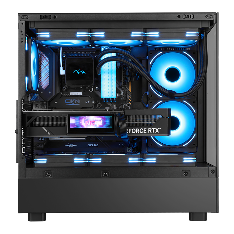 Thùng máy Case Segotep Endura Pro+ Đen | Full-ATX, không fan