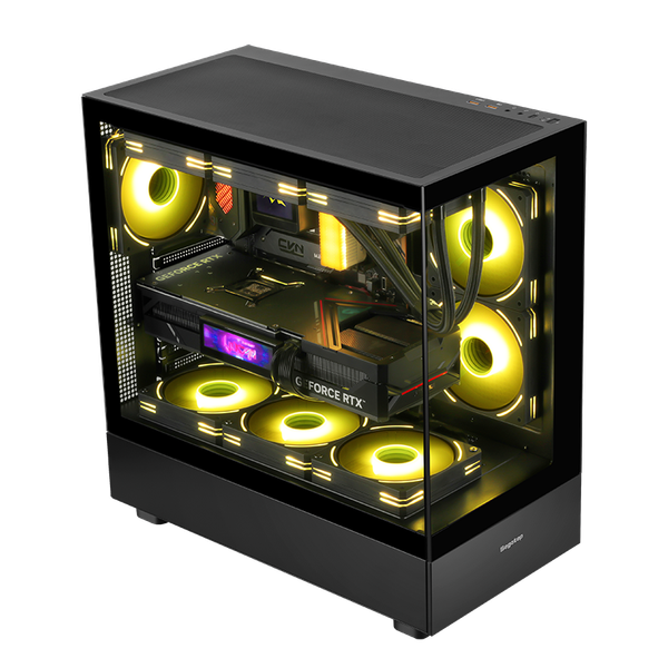  Thùng máy Segotep Endura Pro+ Đen | Full-ATX, không fan 