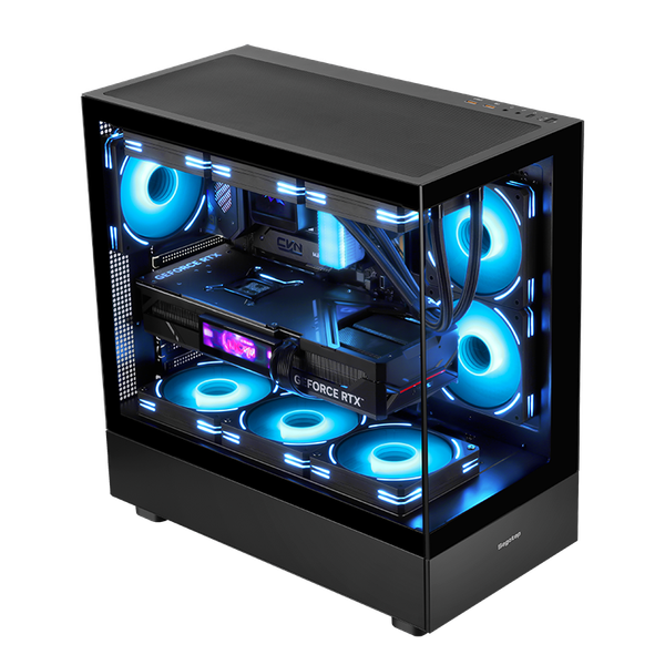  Thùng máy Segotep Endura Pro+ Đen | Full-ATX, không fan 