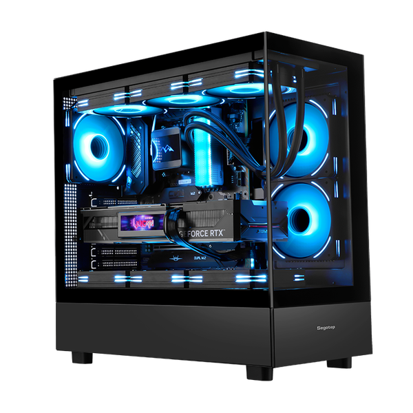  Thùng máy Segotep Endura Pro+ Đen | Full-ATX, không fan 