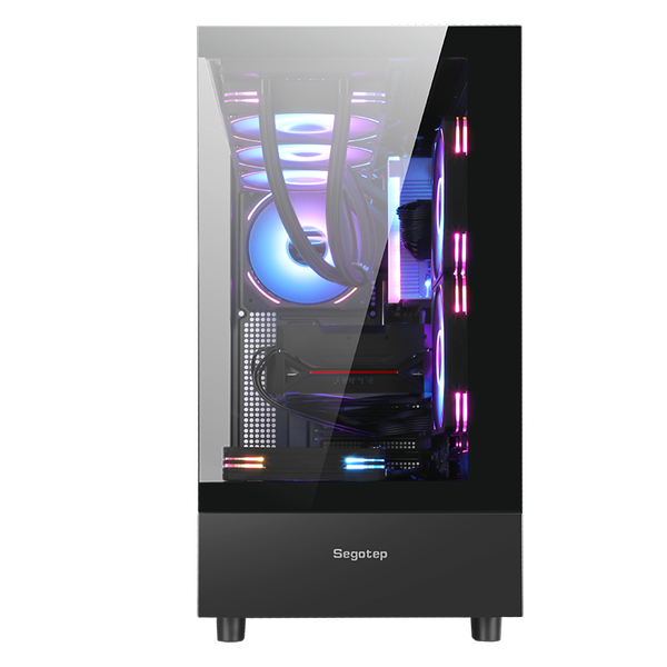 Thùng máy Segotep Endura Pro+ Đen | Full-ATX, không fan 
