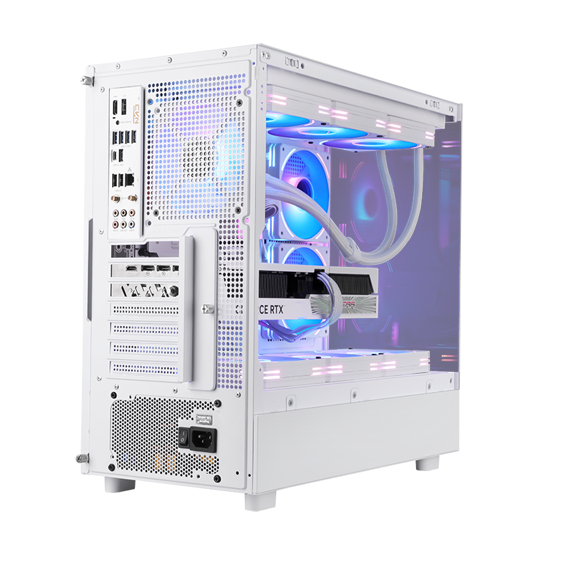 Thùng máy Case Segotep Endura Pro+ Trắng | Full-ATX, không fan