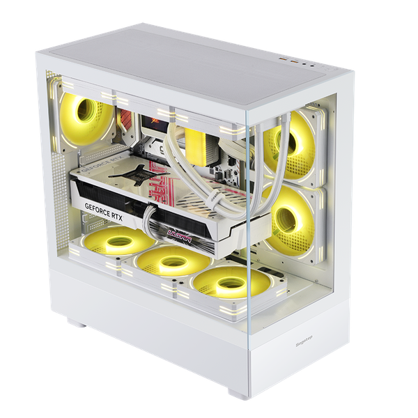  Thùng máy Segotep Endura Pro+ Trắng | Full-ATX, không fan 