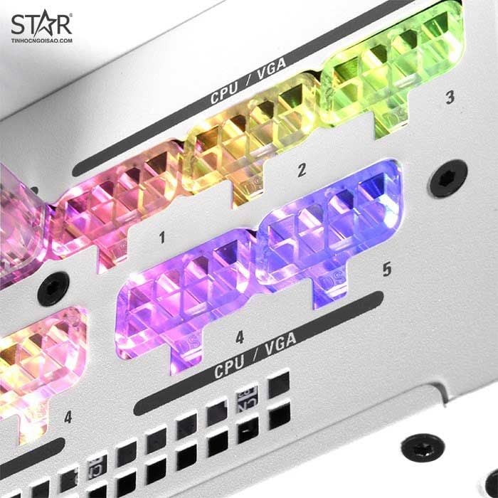 Nguồn Super Flower Leadex III ARGB 750W 80 Plus Gold Full Modular