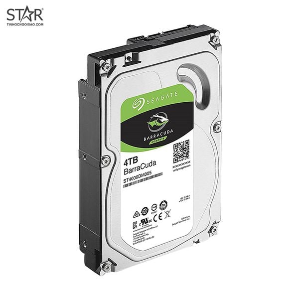  Ổ cứng HDD Seagate BarraCuda 4TB | SATA III, 3.5" (ST4000DM004) 