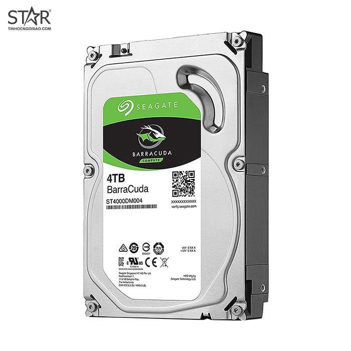 Ổ cứng HDD 4TB Seagate Barracuda Chính Hãng (ST4000DM004)