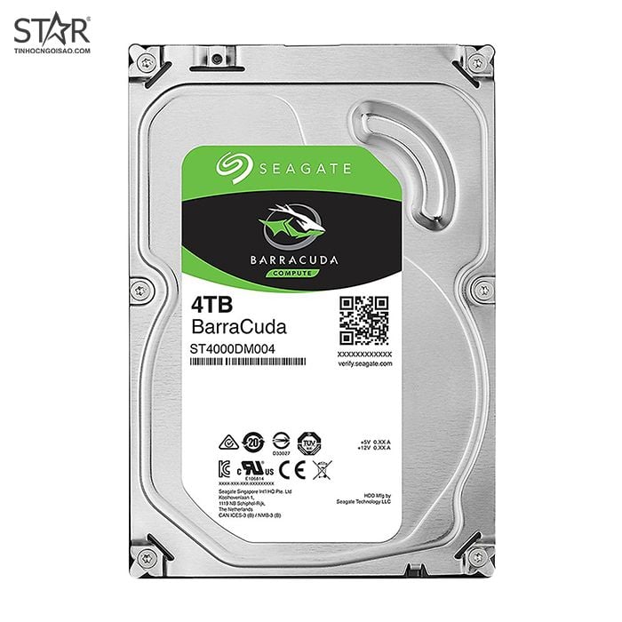 Ổ cứng HDD 4TB Seagate Barracuda Chính Hãng (ST4000DM004)