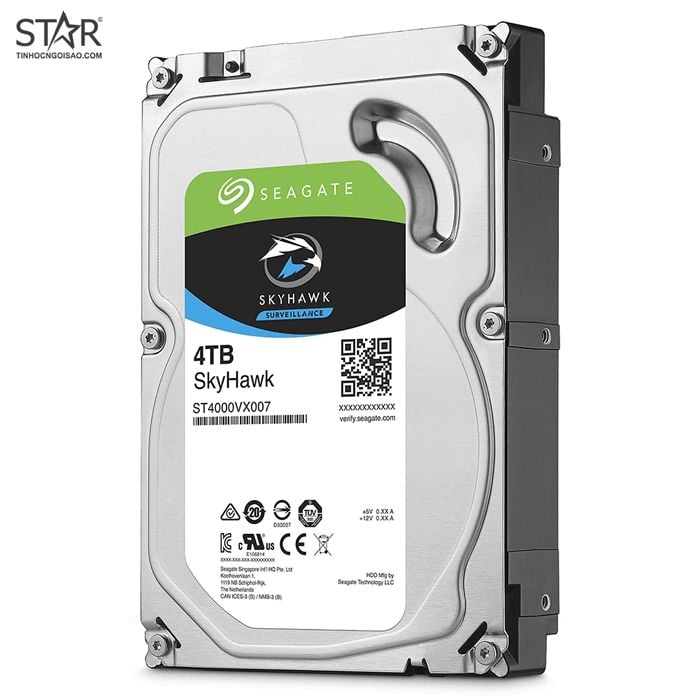 Ổ cứng HDD 4TB Seagate Skyhawk Chính Hãng (ST4000VX007)