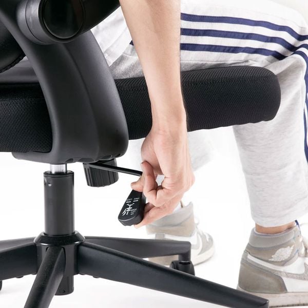  Ghế công thái học SIHOO M102C | Đen, 100kg, Chân xoay, Lưng lưới 