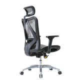  Ghế công thái học SIHOO M57 | Đen xám, 120kg, Chân xoay, Lưng lưới 