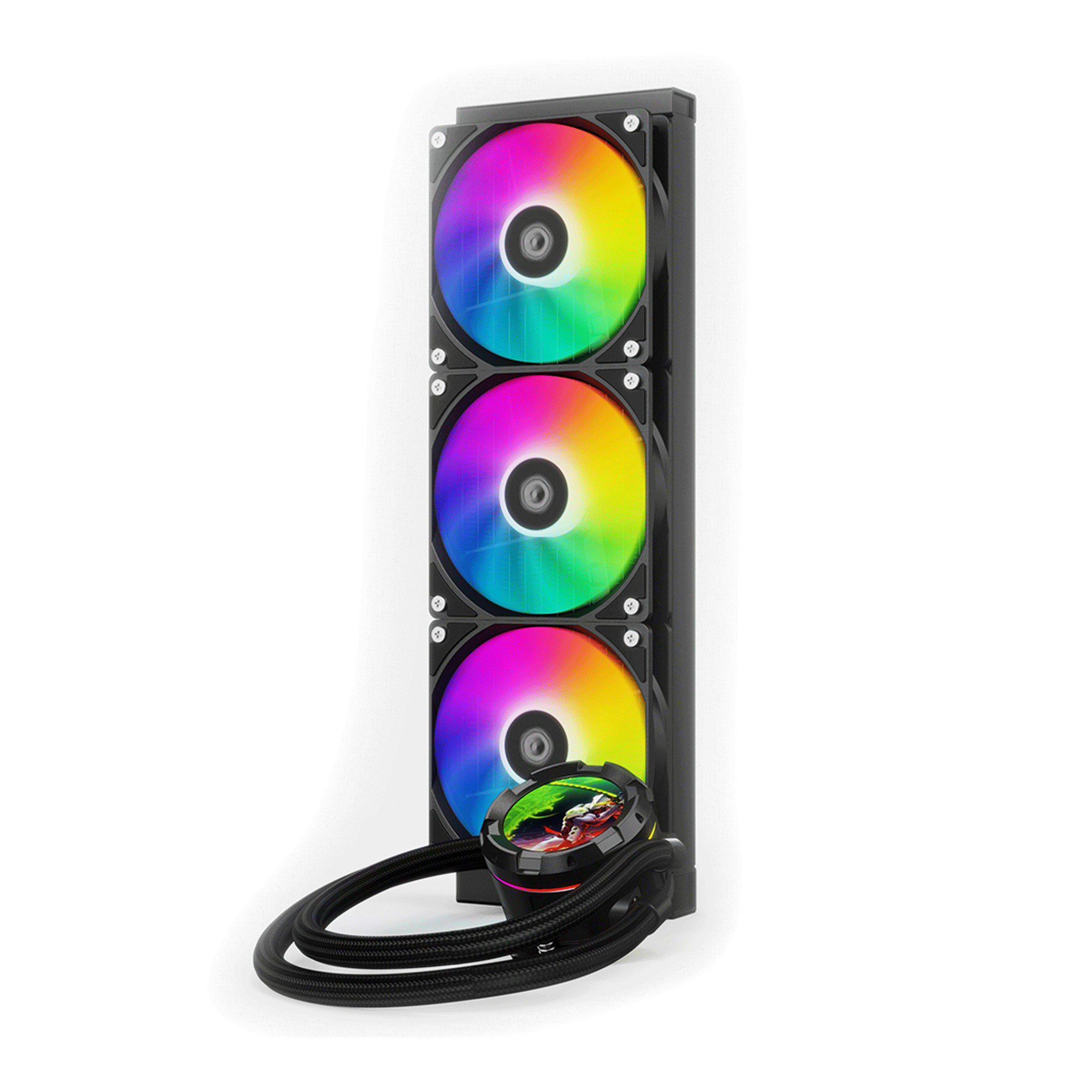 Tản nhiệt nước ID-Cooling Space SL360 XE LCD ARGB - Black