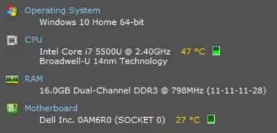 cách kiểm tra nhiệt độ CPU