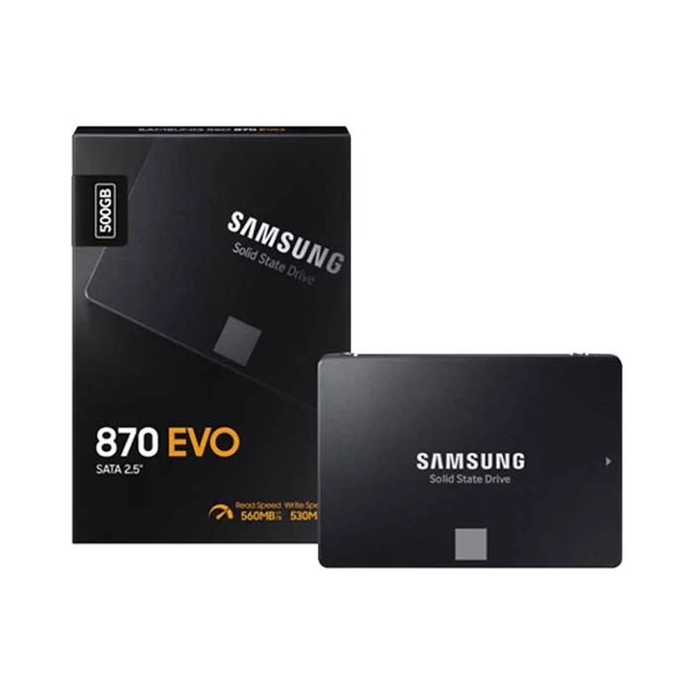 Ổ cứng SSD 500GB Samsung 870 EVO Sata III 6Gb/s MLC (MZ-77E500B/KR) | Hàng công ty