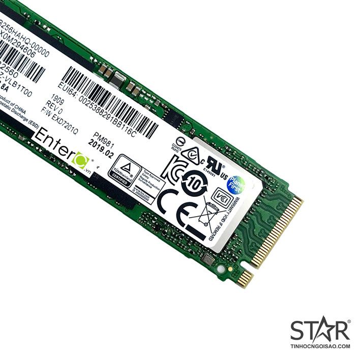 Ổ cứng SSD 256G Samsung PM981 M.2 NVMe PCIe 2280 (MZ-VLB2560)