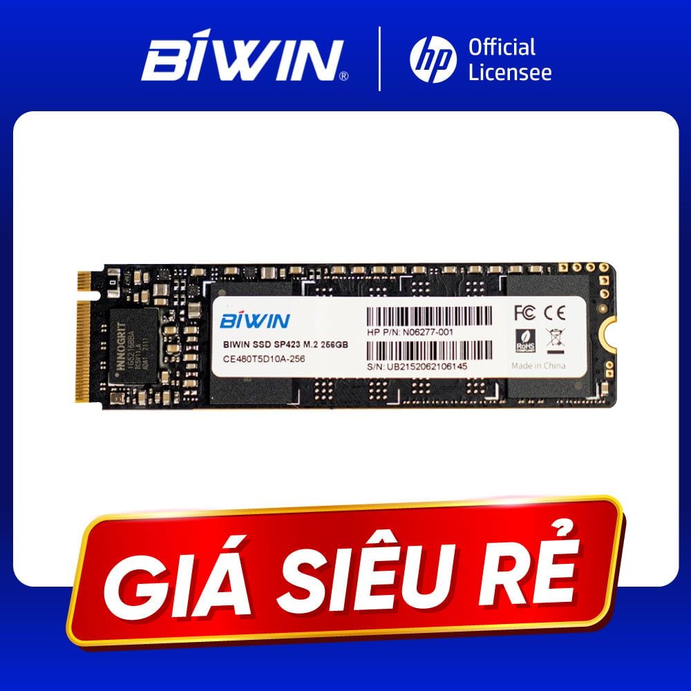 Ổ cứng SSD HP BIWIN SP423 M2 256GB (CE480T5D10A-256)