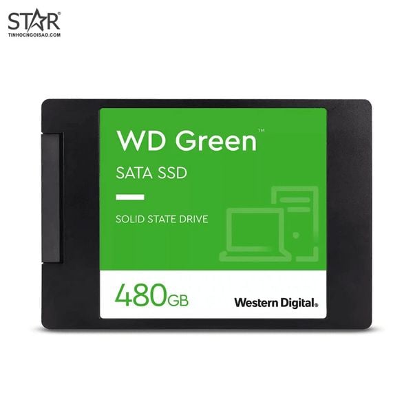  Ổ cứng SSD Western Digital Green 480GB | SATA III, 2.5" (WDS480G3G0A) 