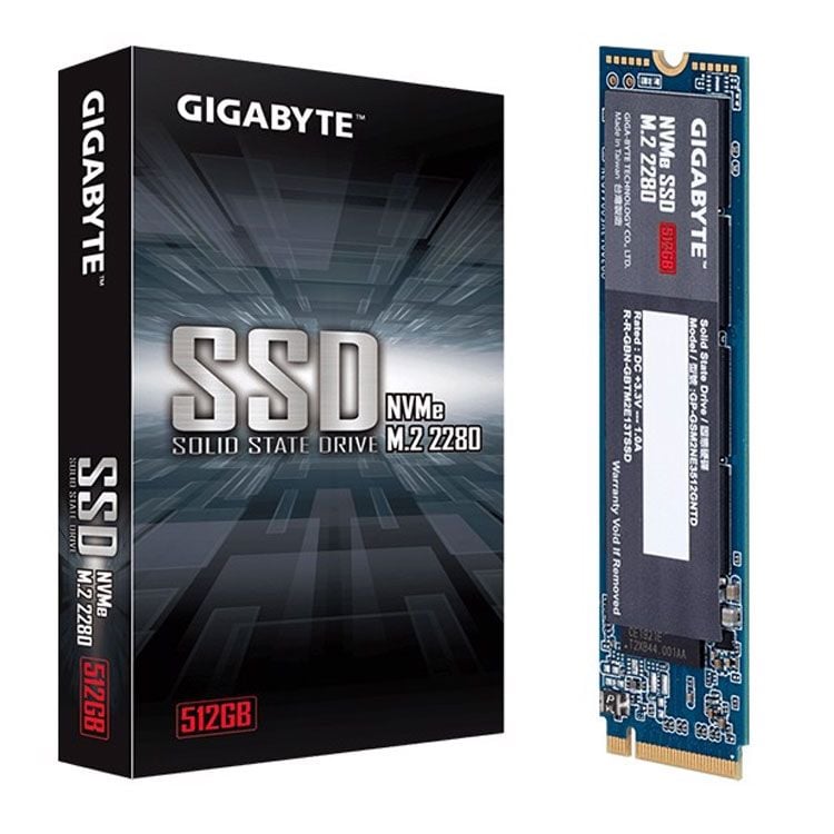 Ổ Cứng SSD 512G Gigabyte M.2 NVMe PCIe Gen3x4 (GP-GSM2NE3512GNTD)