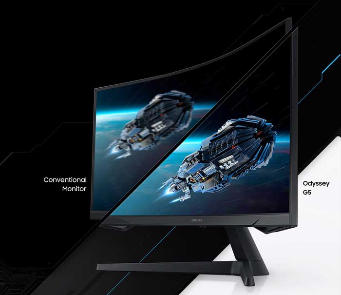 Samsung Odyssey G5 LC32G55TQWEXXV WQHD 2K 144Hz 1ms HDR10 Freesync Cong