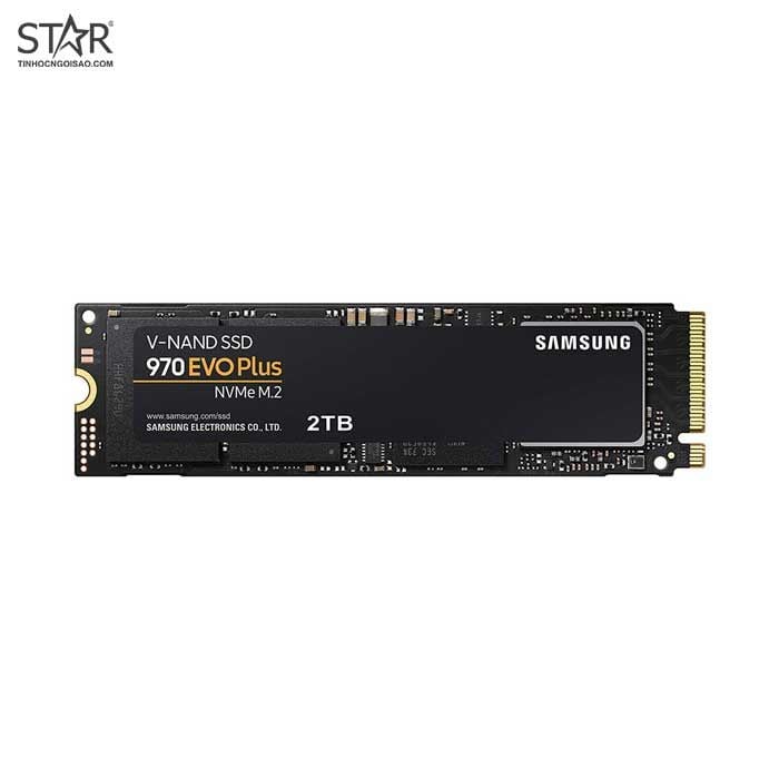 Ổ cứng SSD 2TB Samsung 970 EVO Plus M.2 NVMe PCIe Gen3x4 (MZ-V7S2T0BW) Chính Hãng