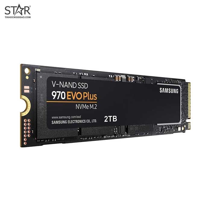 Ổ cứng SSD 2TB Samsung 970 EVO Plus M.2 NVMe PCIe Gen3x4 (MZ-V7S2T0BW) Chính Hãng