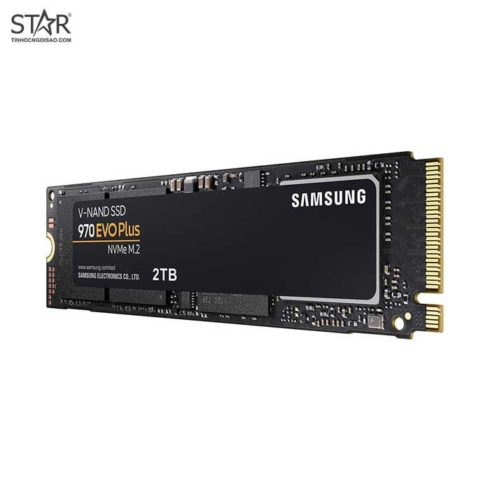 Ổ cứng SSD 2TB Samsung 970 EVO Plus M.2 NVMe PCIe Gen3x4 (MZ-V7S2T0BW) Chính Hãng