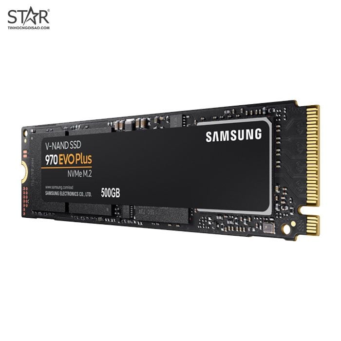 Ổ cứng SSD 500G Samsung 970 EVO Plus M.2 NVMe PCIe Gen3x4 (MZ-V7S500BW)