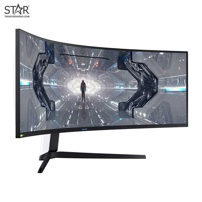 Màn hình LCD 49” Samsung Odyssey G9 LC49G95TSSEXXV DualQHD 240Hz G-Sync Cong Chính Hãng