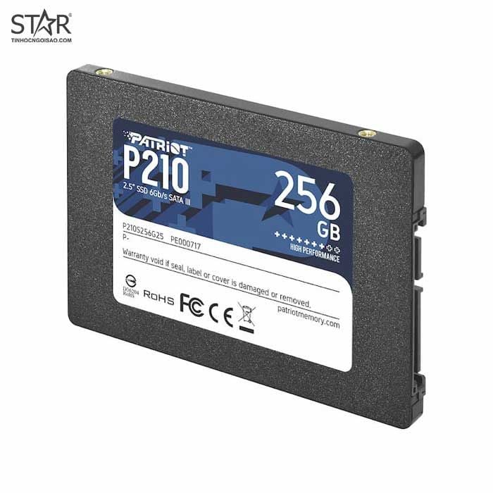 Ổ Cứng SSD 256G Patriot P210GB Sata III 6Gb/s (P210S256G25)