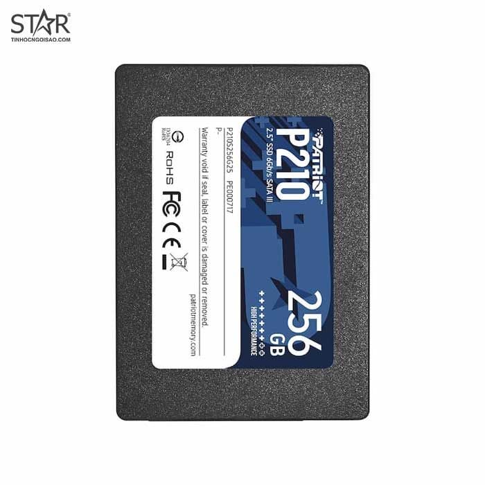 Ổ Cứng SSD 256G Patriot P210GB Sata III 6Gb/s (P210S256G25)