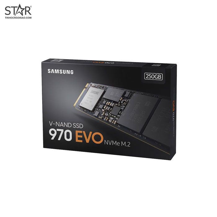 Ổ cứng SSD 250G Samsung 970 EVO Plus M.2 NVMe PCIe Gen3x4 (MZ-V7E250BW)