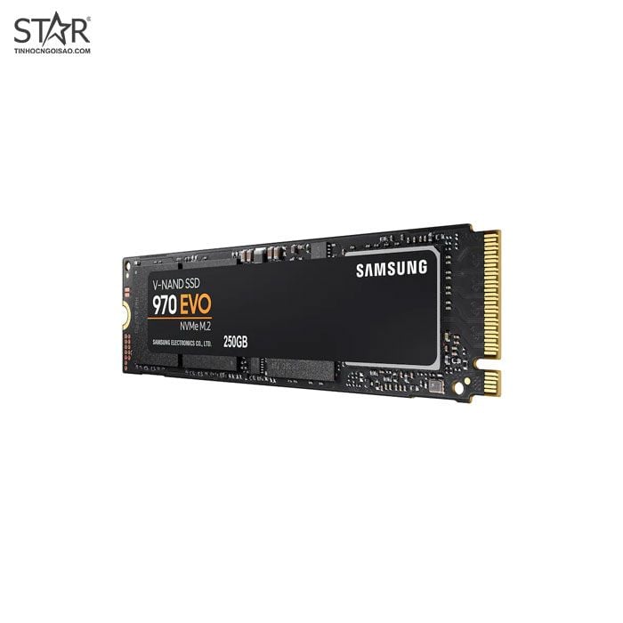 Ổ cứng SSD 250G Samsung 970 EVO Plus M.2 NVMe PCIe Gen3x4 (MZ-V7E250BW)
