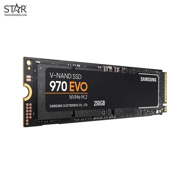  Ổ cứng SSD 250G Samsung 970 EVO Plus M.2 NVMe PCIe Gen3x4 (MZ-V7E250BW) 