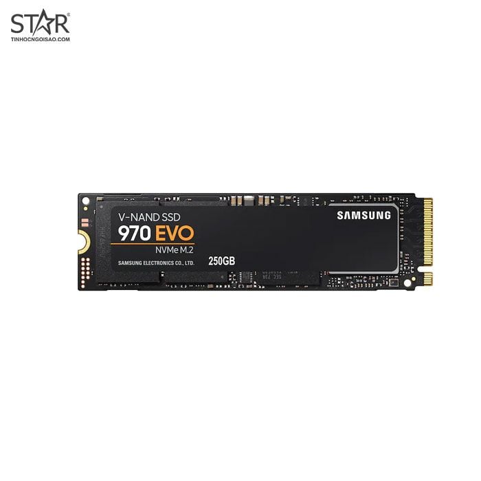 Ổ cứng SSD 250G Samsung 970 EVO Plus M.2 NVMe PCIe Gen3x4 (MZ-V7E250BW)