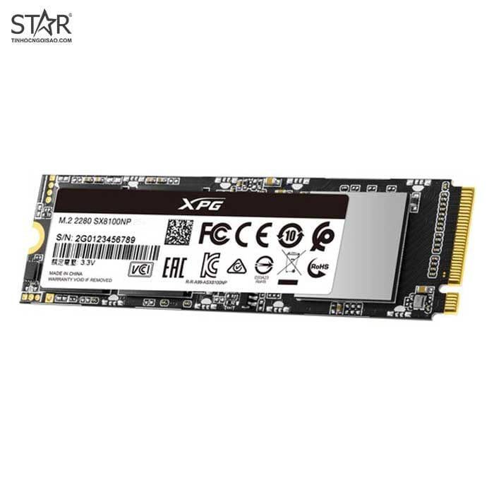 Ổ cứng SSD 4TB Adata SX8100NP M.2 NVMe PCIe Gen3x4 (ASX8100NP-4TT