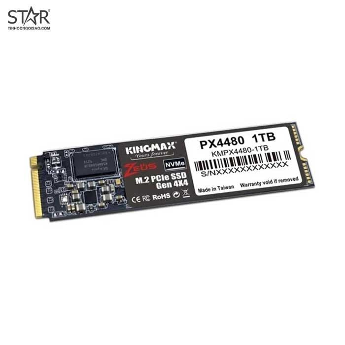 Ổ cứng SSD 1TB Kingmax PX4480 NVMe PCIe Gen4x4 M.2 2280 (KMPX4480-1TB)