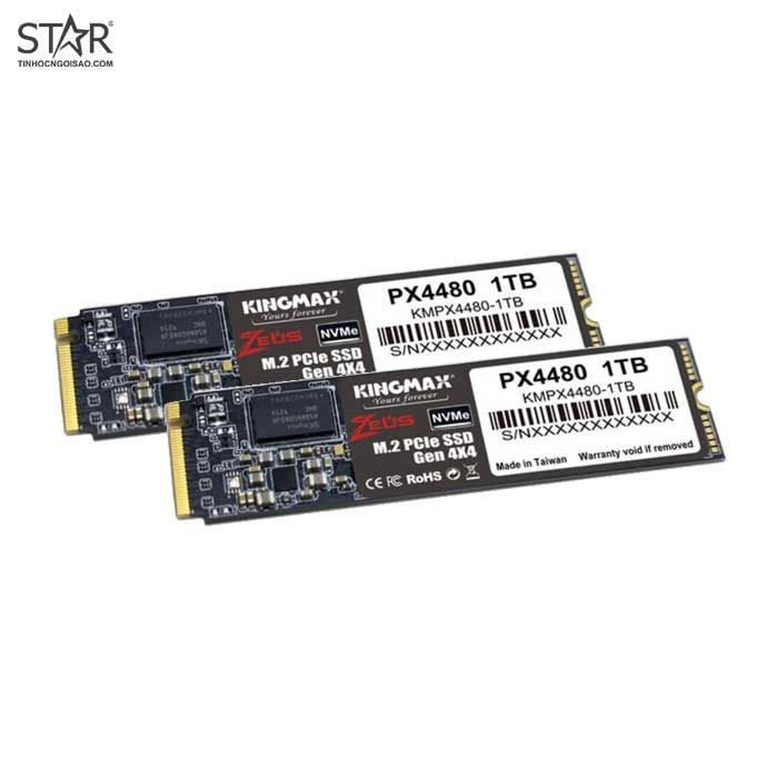 KINGMAX(キングマックス)　KMPX4480-1TB KINGMAX SSD M.2 1TB PX4480 Series Type 2280 MVMe PCIe Gen4x4