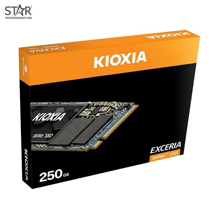 Ổ cứng SSD 250G KIOXIA M.2 NVMe PCIe 2280 BiCS FLASH TLC (LRC10Z250GG8)